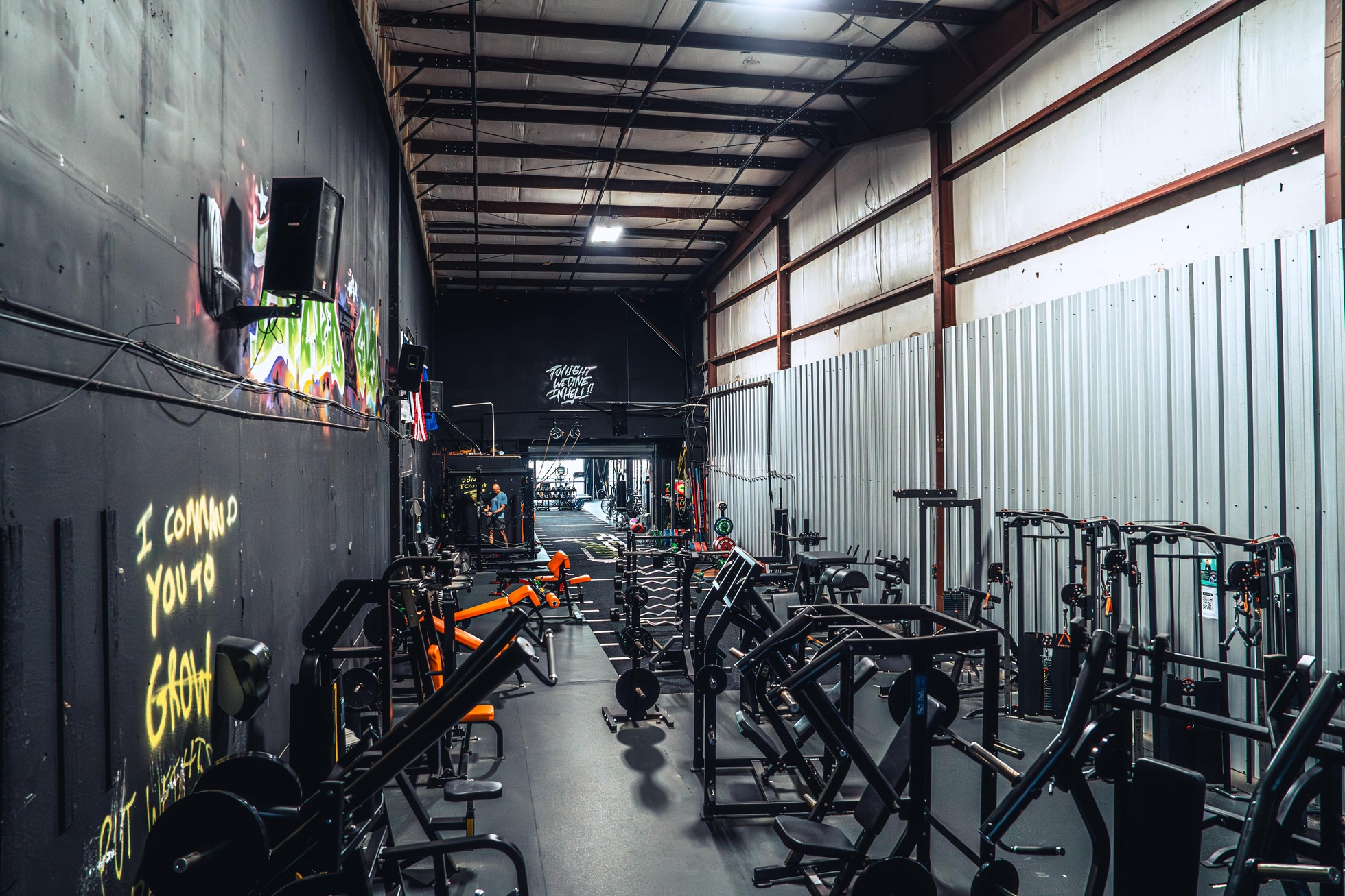 Welcoming training floor for beginners at Archetype Strength gym in Raleigh NC